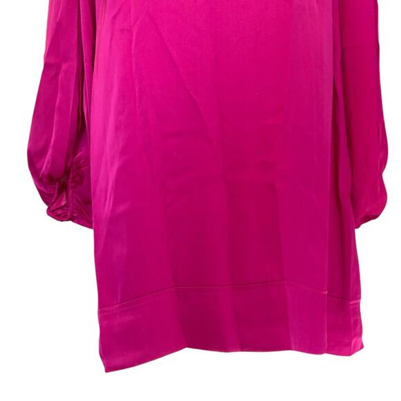NWT Retro Cache Fushia Pink Split Sleeve Shift Knee Length Glam Dress Size 12 - Picture 9 of 15